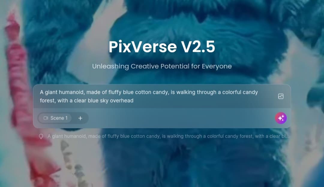 واجهة منصة Pixverse AI لتحويل النصوص و الصور إلى فيديوهات إبداعية